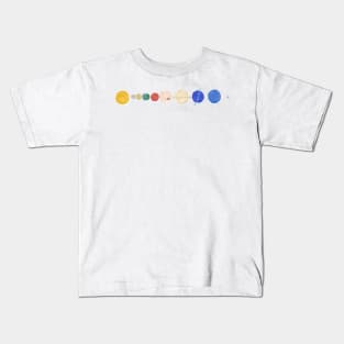 Solar system acrylic Kids T-Shirt